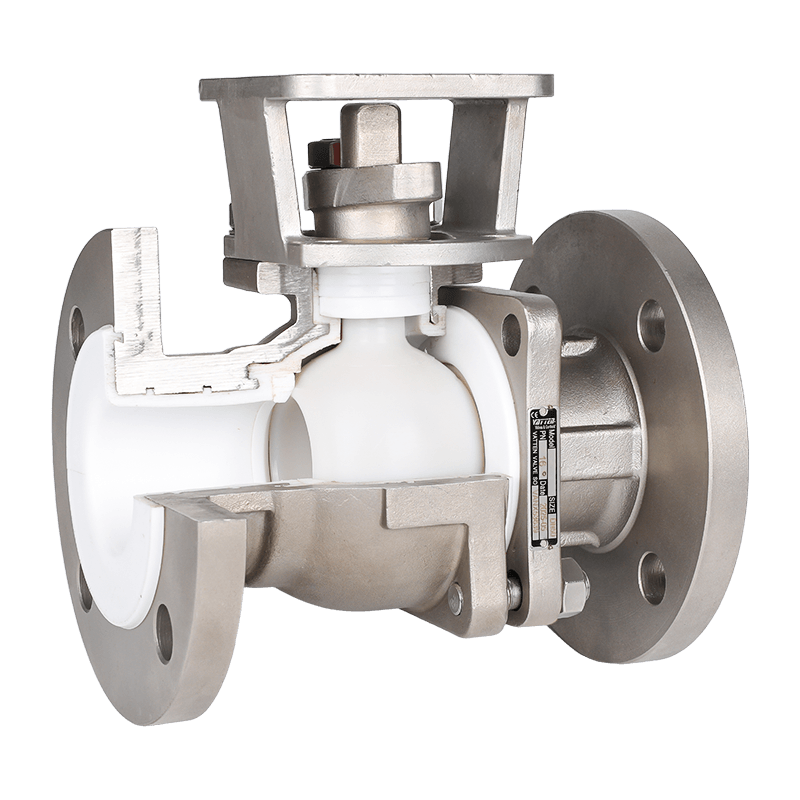 Kézi fluor bélésű golyóscsap