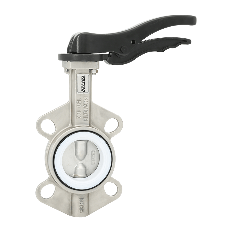 Manuális rozsdamentes acél pillangószelep