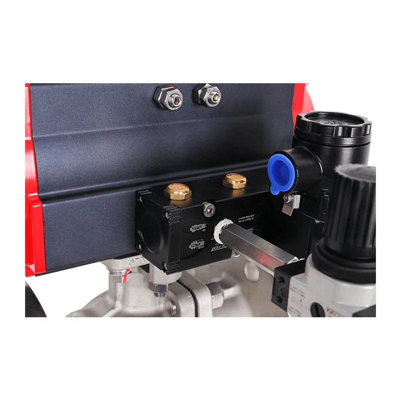 Pneumatikus robbanásbiztos karimás golyóscsap