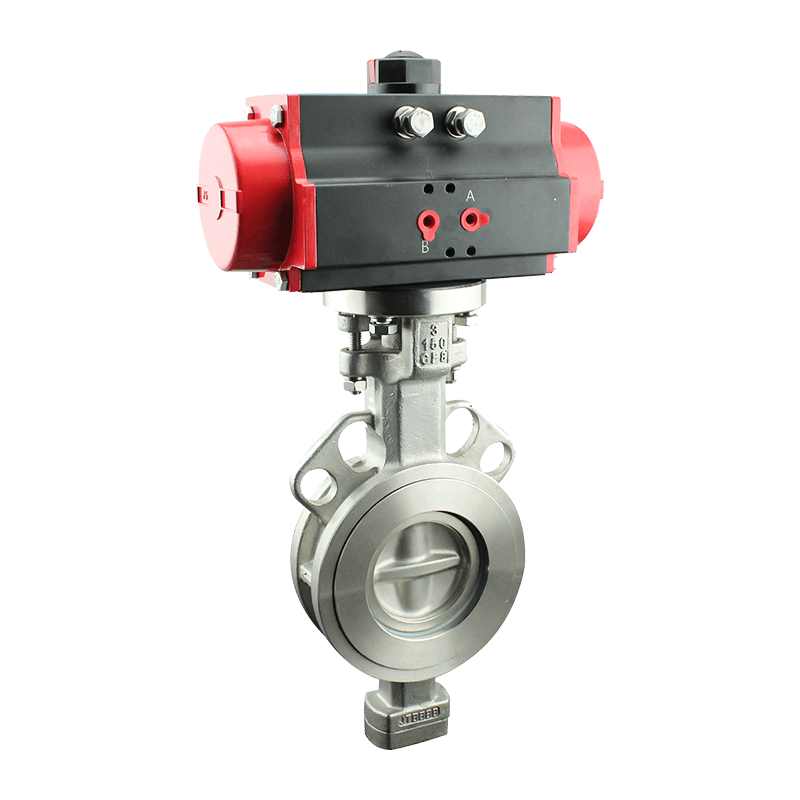 Pneumatikus keménytömítésű pillangószelep