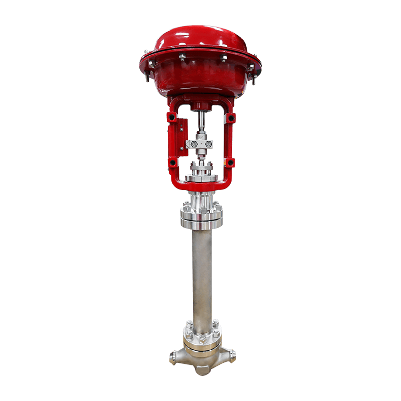 Pneumatikus alacsony hőmérsékletű áramlásszabályozó szelep