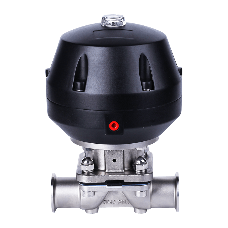 Pneumatikus egészségügyi membránszelep