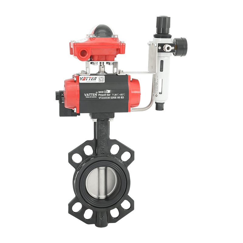 Pneumatikus ostya pillangószelep