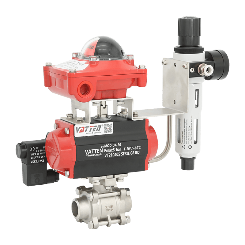 Pneumatikus hegesztő golyóscsap